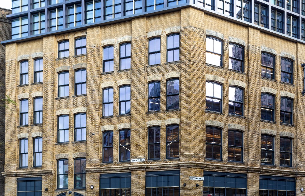 Victorian Sash Windows on Commercial Building in London