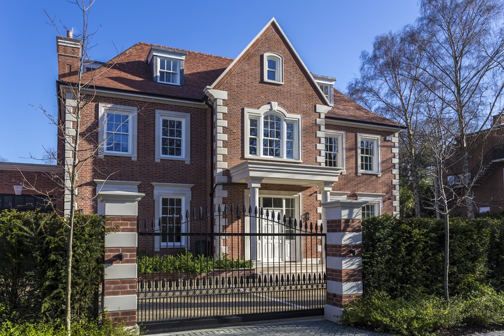 Beautiful mansion home with Timber box sash windows