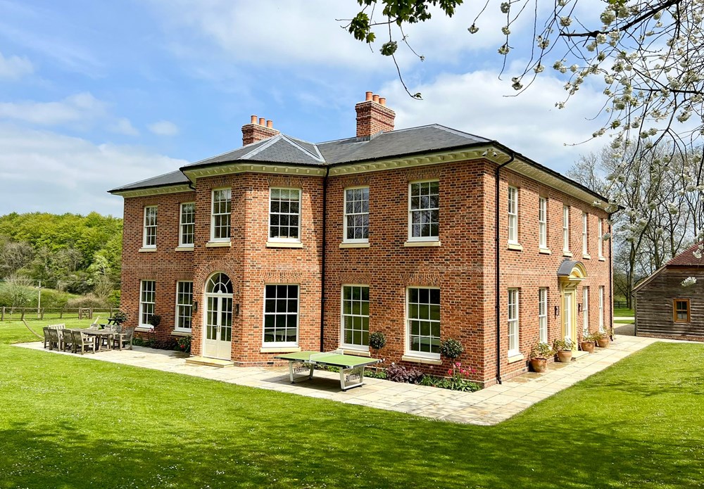 Timber Box Sash Windows for Cambridgeshire Country Home - Lomax & Wood