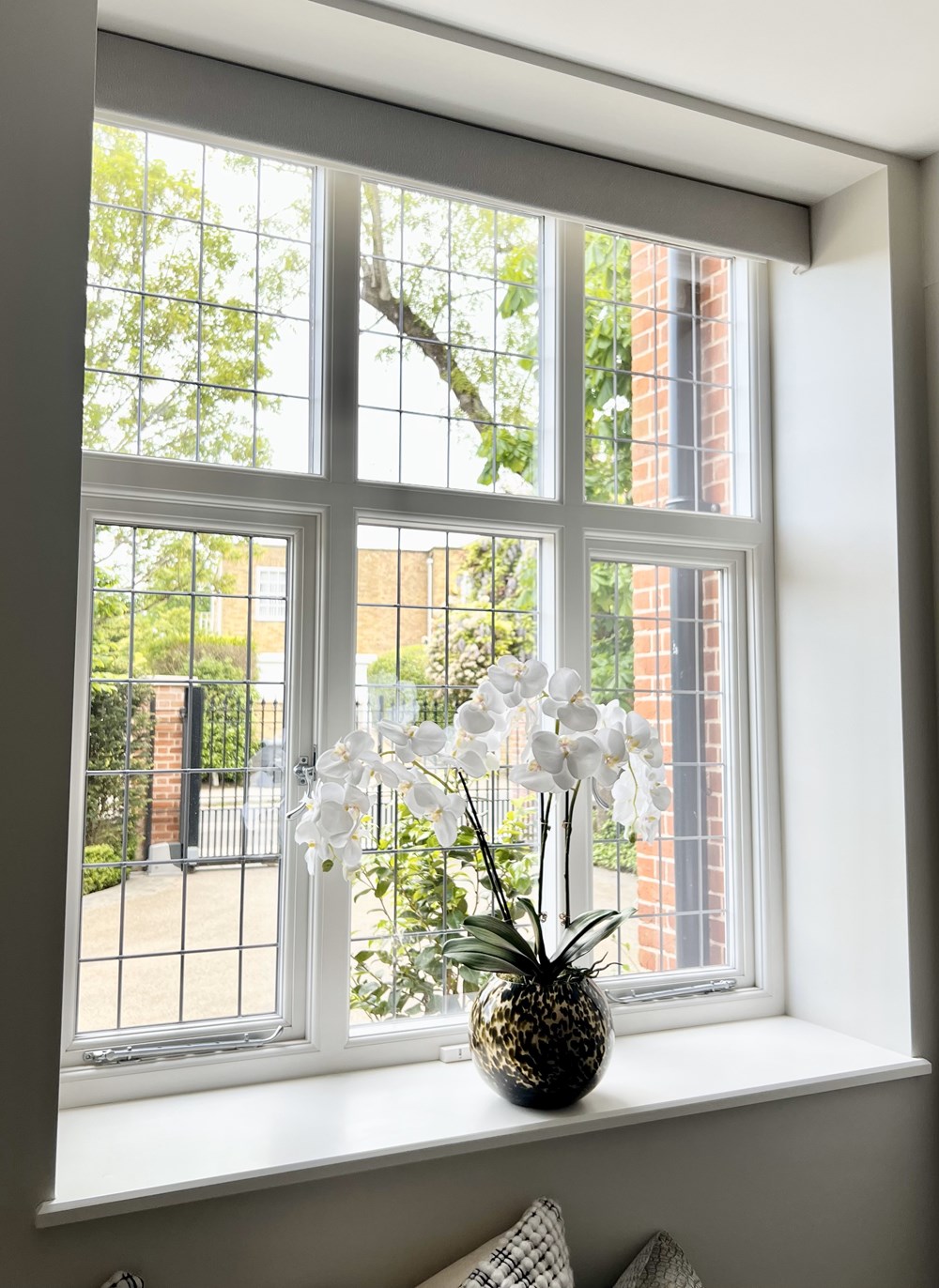 Timber casement windows on north london home